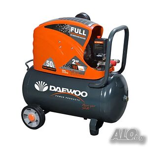 Бутален компресор DAEWOO 50л. бутилка 1.5kW