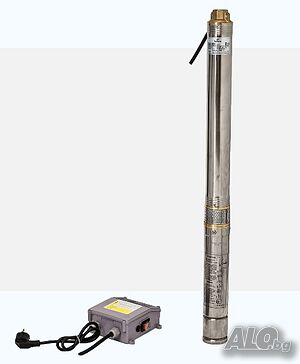 Сондажна водна помпа Gmax 75QJD130, 0.75 kW, 75 мм, 108 м, 2.8 м³/ч - 1 ’’