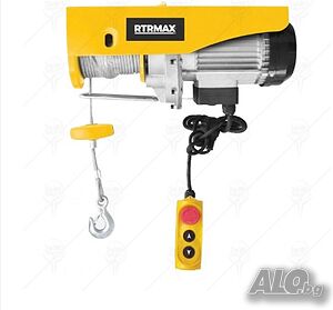 Електрически телфер/лебедка/ RTR MAX RTM490, 1900 W, 600-1200 кг, 20 метра