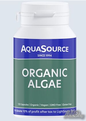 AquaSource Organic Algae/ АкваСорс Органични водорасли - 120 капсули