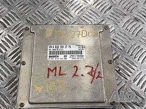 Компютър Mercedes ML270,cdi,w163,2002г. A6121531779 0281010546
