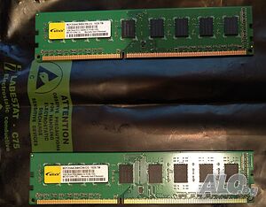 Продавам 2 x 2GB DDR3 1333 MHz Elixir (Nanya) RAM за настолен компютър