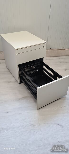 Офис шкаф рол Контейнери бял