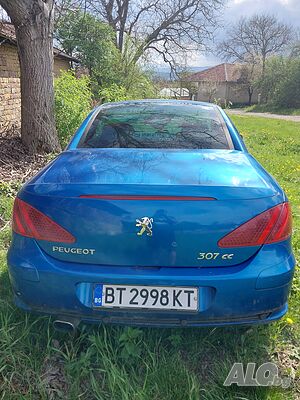Продавам Пежо 307 ЦЦ-Купе-Кабриолет-Твърд Таван!!