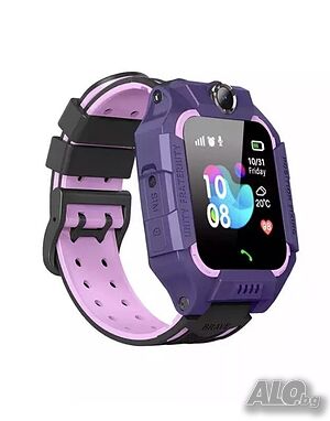 Детски смарт часовник BeSmart Q19, лилав