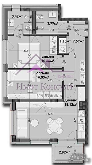 Тристаен гр. Варна до втори Корпус на ВИНС