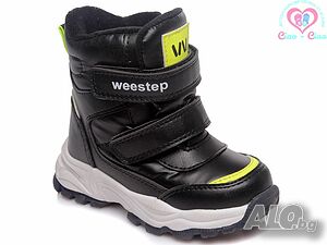 №22-№26, Бебешки апрески за момче WEESTEP, черни с жълти акценти