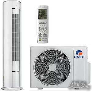 Колонен климатик Gree I-SHINE - GVH24AK-K3DNC8A LCLH WiFi, 24 000 BTU, Клас A++