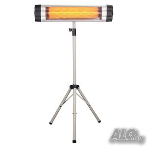 Печка кварцова Termomax TR25IS, 2500W, инфрачервена, стояща/стенна, открити и полуоткрити площи