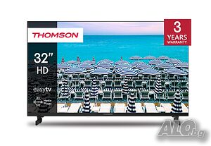 Телевизор, Thomson 32”HD Easy TV; 1366 x 768 (HD), DLED, 60 Hz, DVB-T/T2/C/S/S2,HDMI 3