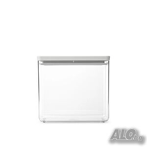 Кутия за съхранение на продукти Brabantia Tasty+ Stackable 3.5L, Light Grey