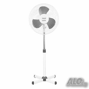 Вентилатор на стойка 16’’ Perfect FM-3221, 40W, бяло-сиво