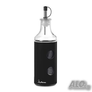 Бутилка за оцет и олио Luigi Ferrero Hanna FR-1443B 430ml, черна