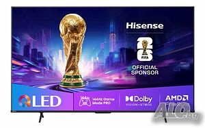 Телевизор, Hisense 65” E7Q Pro, 4K Ultra HD 3840x2160, QLED, Quantum Dot
