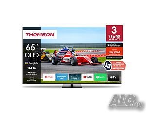 Телевизор, Thomson Smart QLED Pro TV 65”; Google TV; 3840 x 2160 (4K UHD)