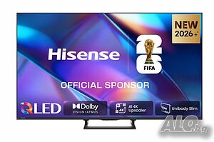 Телевизор, Hisense 65” A7S, 4K Ultra HD 3840x2160, QLED, HDR 10+, HLG, Dolby Vision