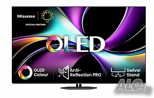 Телевизор, Hisense 55” A85Q, 4K UHD OLED Smart TV, 120Hz, 1000 nits,HDMI 2.1