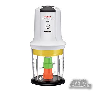 Чопър, Tefal MQ723138, Moulinette 6 in 1, 500W, 4 blades, 2 speeds, 500ML, oil tank
