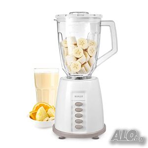 Блендер Muhler MB-155N, 500W, 1.5 л, пласт. кана, сив