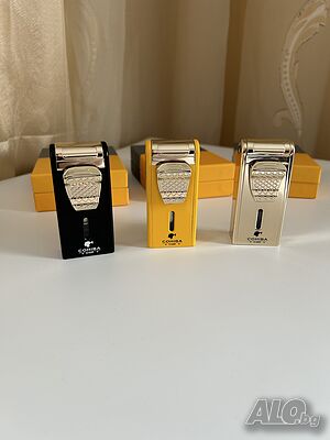 Cohiba запалка за пури с вградена резачка и пънч