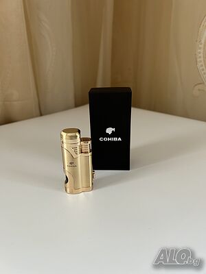 Cohiba запалка за пури с 2 пламъка