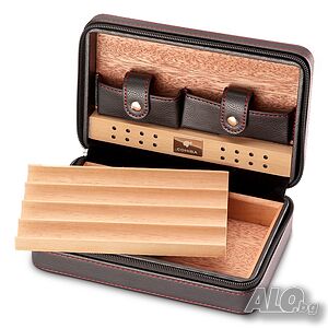 Cohiba преносим хумидор за 4 пури - кедрова вътрешност