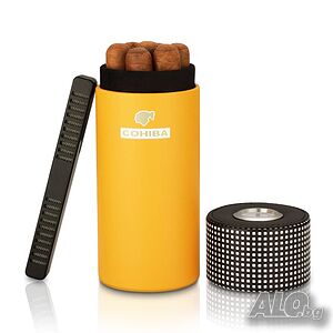 COHIBA кожена кутия за пури хумидор