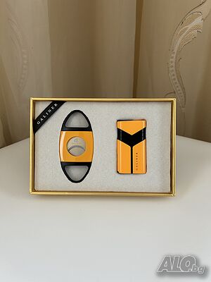 GALINER подаръчен комплект (запалка+ножичка за пури)