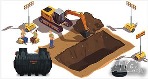 Проектиране, Изграждане и узаконяване на Еко-изгребни ями и резервоари | Резервоари, Варели, Бидони, Цистерни | София