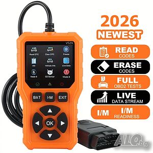 Full OBD2 EOBD автомобилен диагностичен кодочетец V529