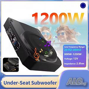 1200W(peak) 10” активен субуфер за под седалката
