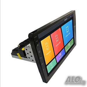 9” 1-DIN универсална мултимедия с Android 13 128GB ROM, RAM 6GB, 8-ядрен процесор