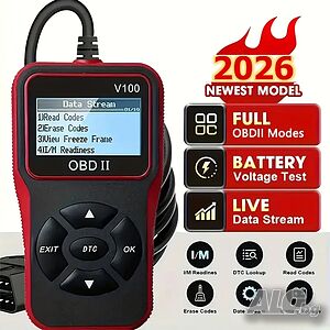 V100 OBD2 автомобилен диагностичен кодочетец