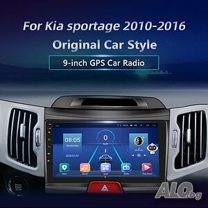 KIA Sportage 2010-2016 9” 2-DIN, 4G/LTE, QLED с Android 12, 2/32GB, CarPlay, AndroidAuto, RDS