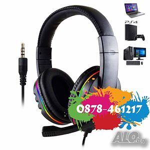 Геймърски KONIGSAIGG слушалки RGB Light K5 Pro