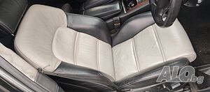 Кожен Салон Черно - Бял Audi A8 D3