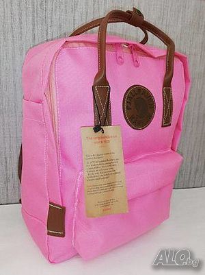 Маркови Раници с кожени дръжки Fjallraven Kanken