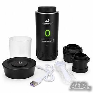 Преносима еспресо машина 3 в 1 с USB зарядно, 20 бара - мини кафемашина за капсули и мляно кафе