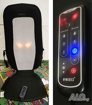 Масажор HoMedics SBM-415 масажираща седалка за ролков и Шиацу масаж с подгрев