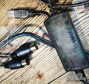конвертер (адаптор) MIDI-USB кабел YAMAHA за синтезатор (клавир, йоника)