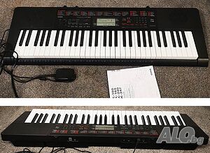 синтезатор клавир CASIO LK-160 пиано с плътни светещи клавиши 5 октави USB