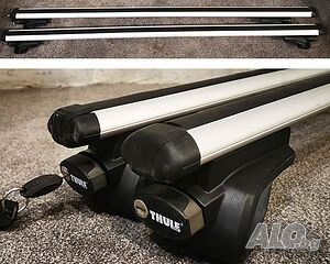THULE алуминиев багажник напречни греди за монтаж на надлъжни рейки 135cm