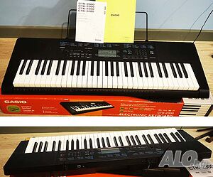 синтезатор клавир CASIO CTK-2300 пиано с 5 октави плътни клавиши и USB