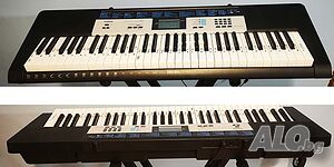 синтезатор клавир CASIO LK-136 пиано с плътни светещи клавиши 5 октави