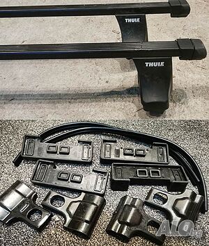 Багажник напречни греди THULE рейки за Фолкваген Голф 5 и 6 2004-2012г