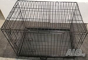транспортна клетка метална сгъваема 91x59x65см за куче, стационар