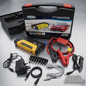 Мултифункционално стартерно устройство и компресор 2 в 1 Car Jump Starter 69800mAh