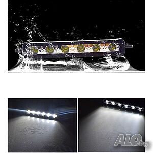 Външен прожектор със шест LED крушки за автомобили и мотоциклети 90 W LED BAR3