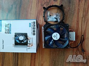 НОВИ Охладители за процесор Power Train DL-200T RGB CPU Cooler Става за всички версии на AMD и INTEL