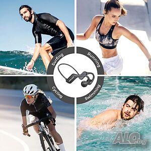 НОВИ Слушалки Open Ear Bone Conduction AS19, слушалки за спорт с 32 GB памет, MP3 костна проводимост